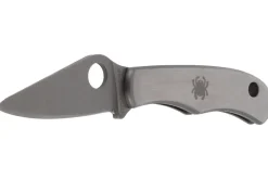Couteau pliant Spyderco Bug C133P manche inox 4,1cm