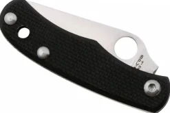 Couteau pliant Spyderco Bug C133GBKP manche 4,3cm en G10 noir