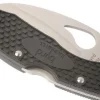 Couteau pliant Spyderco BYRD Hawkbill lame à dents manche noir 10cm