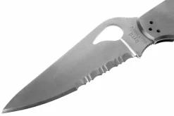 Couteau pliant Spyderco BYRD Cara Cara 2 à dents tout inox 12cm
