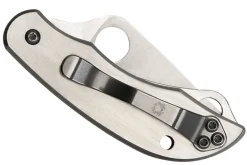 Couteau pliant Spyderco Clipitool C175P manche en acier 6,5cm + ouvre bouteille