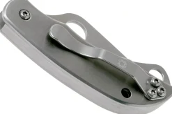 Couteau pliant Spyderco Clipitool C169P manche en acier 6,5cm + ciseau