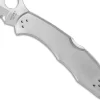 Couteau pliant Spyderco Delica 4 C11PS lame semi-dentée manche inox 10,7cm