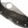 Couteau pliant Spyderco Delica 4 C11SBK denté manche nylon/fibre de verre noir 10,8cm