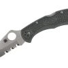 Couteau pliant Spyderco Delica 4 C11PSFG vert feuillage en nylon/fibre de verre 10,8cm