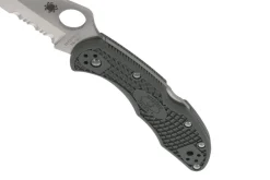 Couteau pliant Spyderco Delica 4 C11PSFG vert feuillage en nylon/fibre de verre 10,8cm