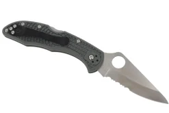 Couteau pliant Spyderco Delica 4 C11PSFG vert feuillage en nylon/fibre de verre 10,8cm