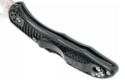 Couteau pliant Spyderco Delica 4 C11FPWCBK Wharncliffe manche nylon/fibre de verre noir 10,8cm