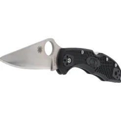Couteau pliant SPYDERCO DELICA 4 C11PBK 11cm lame lisse