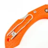 Couteau pliant Spyderco DragonFly 2 C28POR2 manche en nylon/fibre de verre orange 8,5cm