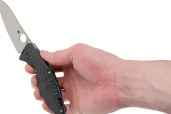 Couteau pliant Spyderco Drunken C235CFTIP manche en fibre de carbone/titane 11,7cm