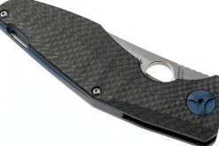 Couteau pliant Spyderco Drunken C235CFTIP manche en fibre de carbone/titane 11,7cm