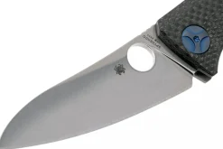 Couteau pliant Spyderco Drunken C235CFTIP manche en fibre de carbone/titane 11,7cm