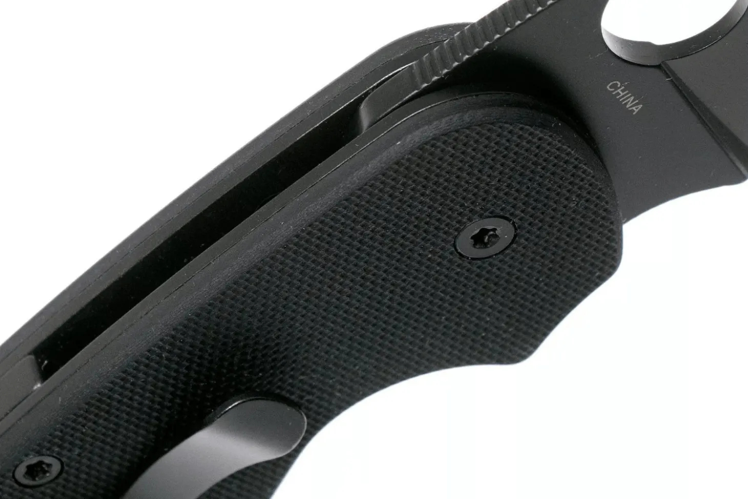 Couteau pliant Spyderco Efficient C216GPSBBK manche en G10 lame semi dentée noire 10,4cm
