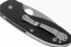 Couteau pliant Spyderco Efficient C216GP manche en G10 noir 10,4cm