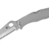 Couteau pliant Spyderco Endura 4 C10S dentelé manche inox 12,5cm