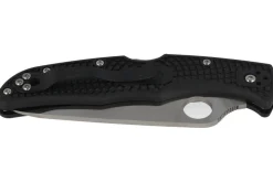 Couteau pliant Spyderco Endura 4 C10PBK biseauté en nylon/fibre de verre noir 12,6cm