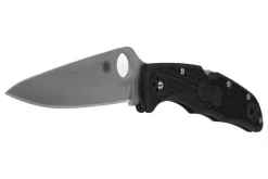 Couteau pliant Spyderco Endura 4 C10PBK biseauté en nylon/fibre de verre noir 12,6cm