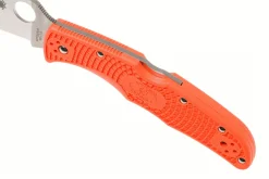 Couteau pliant Spyderco Endura 4 C10FPOR nylon/fibre de verre orange 12,6cm