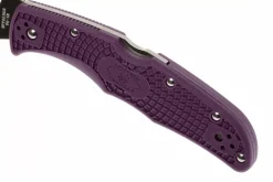 Couteau pliant Spyderco Endura 4 C10FPPR nylon/fibre de verre violet 12,6cm