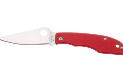 Couteau pliant Spyderco Grasshopper C138GRDP manche 7,2cm en G10 rouge