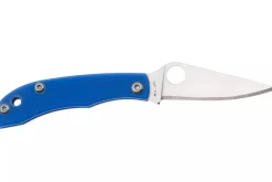 Couteau pliant Spyderco Honeybee C137GBLP manche 5,2cm en G10 bleu