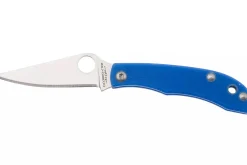 Couteau pliant Spyderco Honeybee C137GBLP manche 5,2cm en G10 bleu
