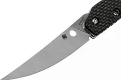 Couteau pliant Spyderco Ikuchi C242CFP manche en fibre de carbone/G10 noir 11cm