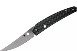 Couteau pliant Spyderco Ikuchi C242CFP manche en fibre de carbone/G10 noir 11cm