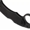 Couteau pliant Spyderco Karahawk C170GBBKP manche en G10 tout noir 11,4cm