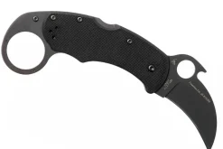 Couteau pliant Spyderco Karahawk C170GBBKP manche en G10 tout noir 11,4cm