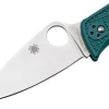 Couteau pliant Spyderco LeafJumper C262PBLK390 manche nylon / fibre de verre bleu 11,3cm