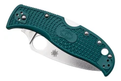 Couteau pliant Spyderco LeafJumper C262PBLK390 manche nylon / fibre de verre bleu 11,3cm