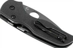 Couteau pliant Spyderco Lil'Native C230GPBBK lame noire et manche en G10 8,9cm