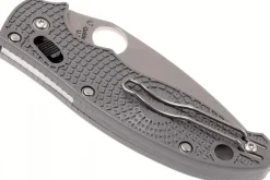 Couteau pliant Spyderco Manix 2 Maxamet C101PGY2 en copolymère/fibre de verre gris 11,8cm