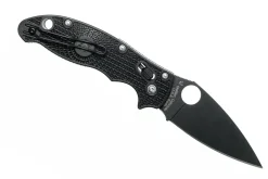 Couteau pliant Spyderco Manix 2 C101PBBK2 manche en nylon/fibre de verre noir 11,8cm