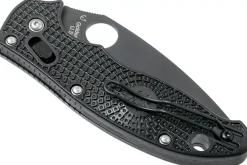Couteau pliant Spyderco Manix 2 C101PBBK2 manche en nylon/fibre de verre noir 11,8cm