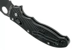 Couteau pliant Spyderco Manix 2 C101PBBK2 manche en nylon/fibre de verre noir 11,8cm