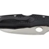 Couteau pliant Spyderco Matriarch 2 C12SBK2 denté manche en nylon/fibre de verre noir 12,6cm
