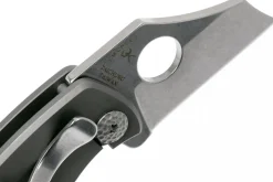 Couteau pliant Spyderco McBee C236TIP manche en titane gris argenté 5,7cm