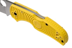 Couteau pliant Spyderco Native 5 C41PYL5 manche en nylon/fibre de verre jaune 10,2cm