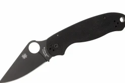 Couteau pliant Spyderco Para 3 C223GPBK lame noire manche en G10 10,9cm
