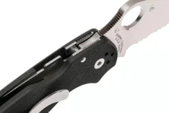 Couteau pliant Spyderco Para 3 C223GPS lame semi-dentée manche en G10 10,9cm