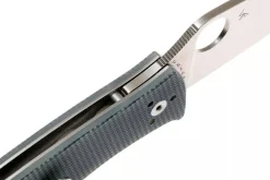 Couteau pliant Spyderco Polestar C220GPGY manche en G10 gris 11,5cm
