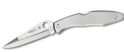 Couteau pliant SPYDERCO POLICE C07P manche 13cm Inox