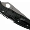 Couteau pliant Spyderco Police 4 C07PBK4 en nylon/fibre de verre noir 14,1cm