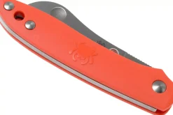 Couteau pliant Spyderco Roadie C189POR manche en nylon/fibre de verre orange 7,6cm