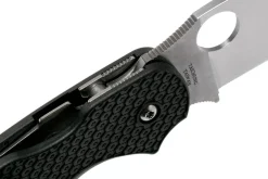 Couteau pliant Spyderco Sage 5 C123PBK manche en nylon/fibre de verre noir 10,6cm