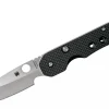 Couteau pliant Spyderco Smock C240CFP manche en fibre de carbone/G10 noir 11,5cm