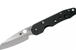Couteau pliant Spyderco Smock C240CFP manche en fibre de carbone/G10 noir 11,5cm